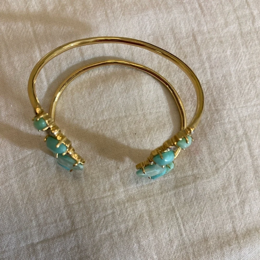 Kate‎ Spade NY Open Cuff Bracelet with Gorgeous Stones - Picture 8 of 9